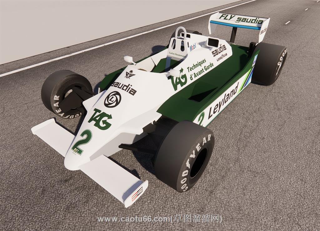 F1赛车汽车方程式 SU模型图片1 完全免费素材