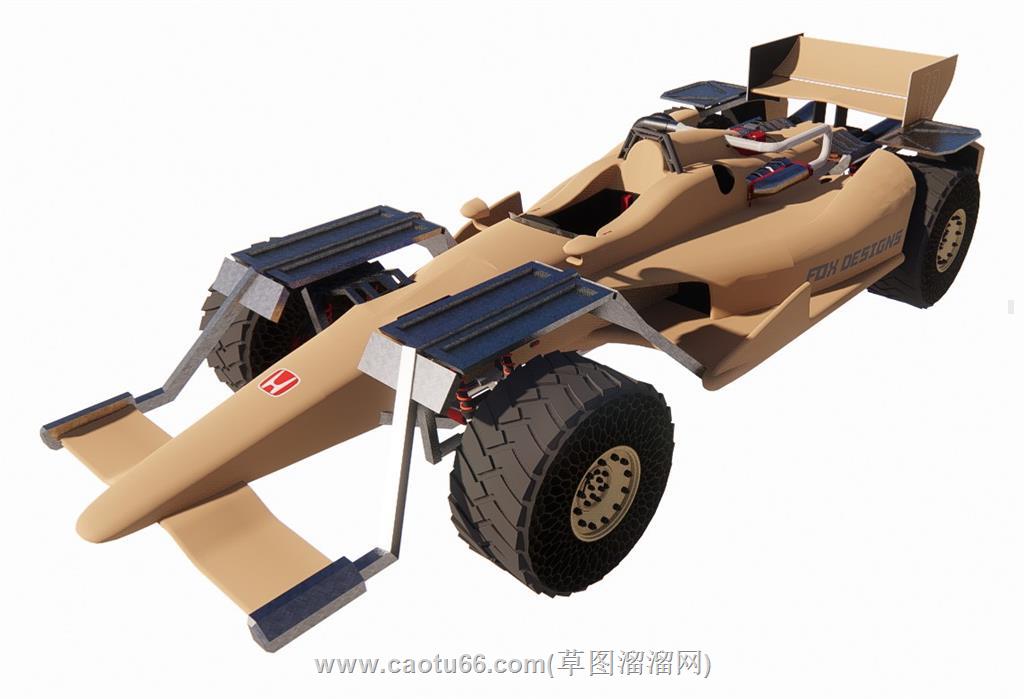 F1赛车汽车方程式本田 SU模型图片1 完全免费素材
