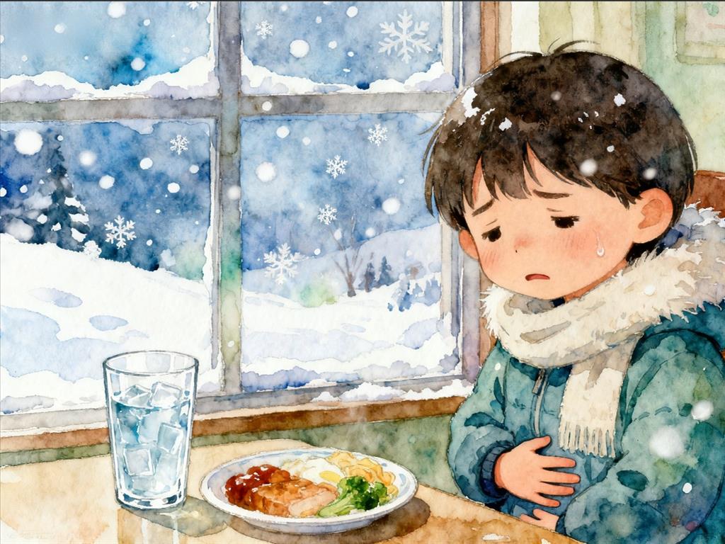 水彩画:为什么降温了肠胃不舒服