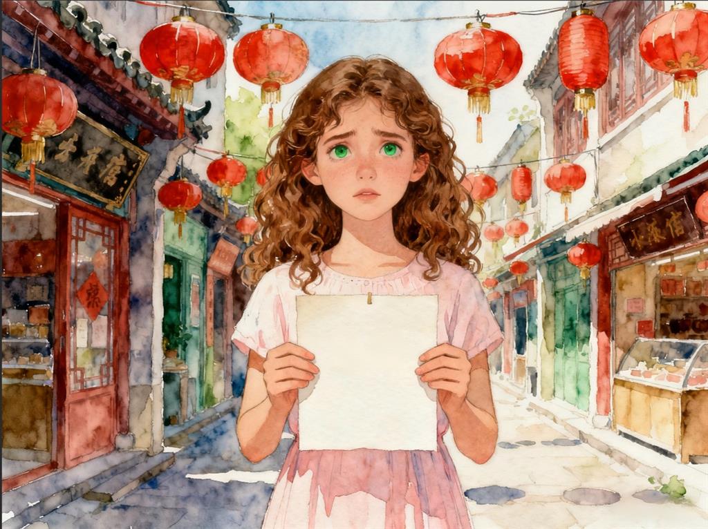 水彩画:23岁美国女孩寻找中国亲生父母