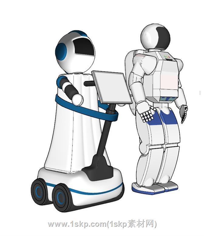 智能机器人SU模型上传日期是2023-03-10