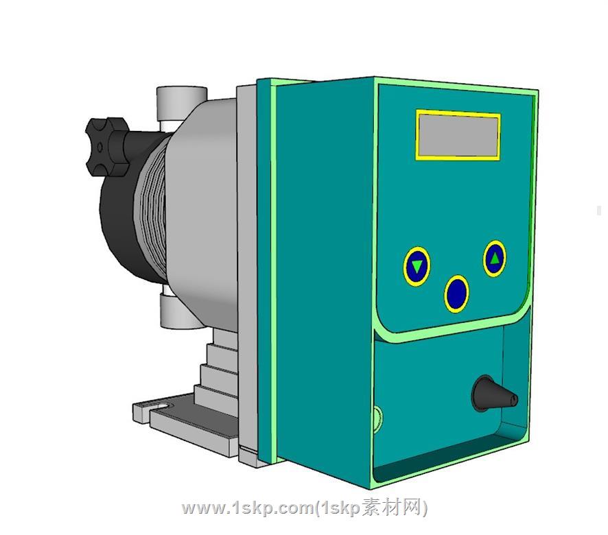 加药泵泵SU模型文件大小是416KB