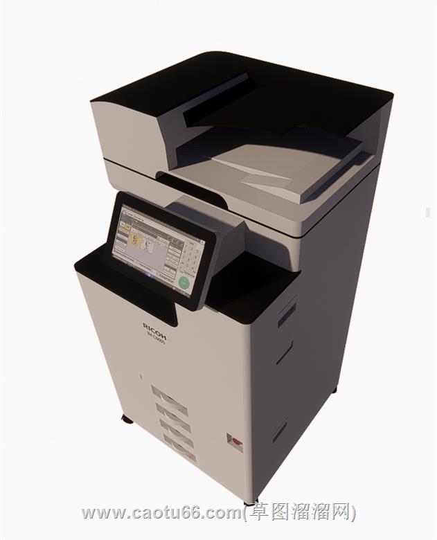 办公打印机SU模型文件大小是780KB