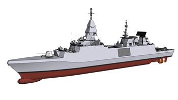 军舰-战舰-巡航舰船的su模型