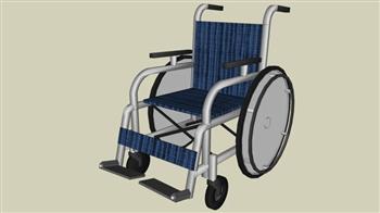 轮椅车病人SU模型