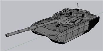 武器坦克SU模型