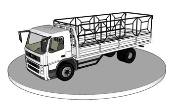 卡车汽车sketchup模型库(ID31274)