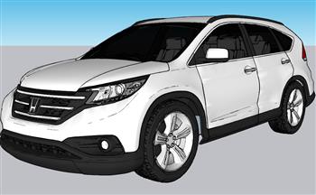 本田CRV越野SUV汽车su模型免费(ID33270)