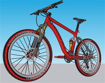 自行车单车su免费模型(ID33414)