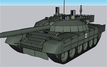 坦克武器作战车SU模型