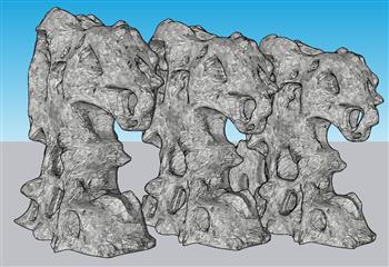 su石头怎么画太湖石模型呢(ID33978)