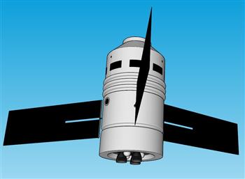 人造卫星航天航空su模型免费(ID34107)