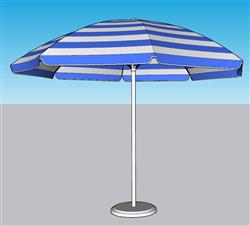 遮阳棚太阳伞SU模型