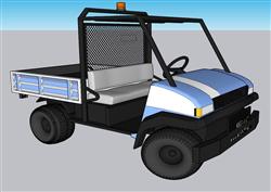 高尔夫车警车新能源汽车SU免费模型(ID35835)