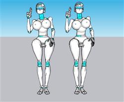 女仆机器人SU模型