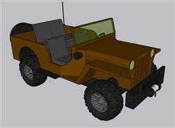 jeep越野车SU模型