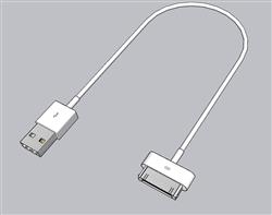 USB苹果数据线SU模型