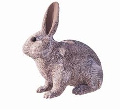 小灰兔兔子雕塑SU模型