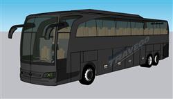 客车汽车SU模型(ID39737)