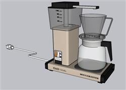 豆浆机咖啡机SU模型