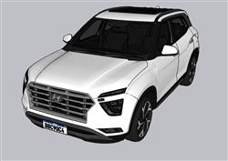 现代汽车SUV草图模型(ID40693)