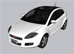 菲亚特汽车草图模型(ID40871)