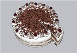 蛋糕SU模型