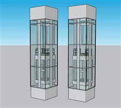 观光电梯草图模型(ID43927)