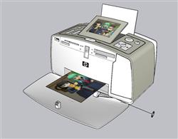 彩色打印机草图模型(ID46039)