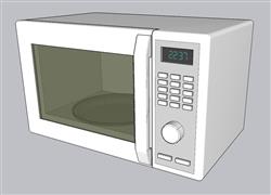 微波炉烤箱家电SU模型