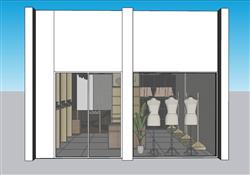 简单的服装店草图模型(ID49068)