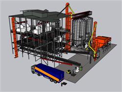 工厂企业机械设备草图模型(ID51083)