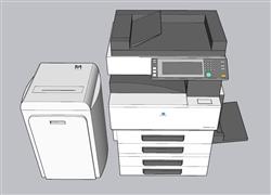 打印机复印机碎纸机草图模型(ID51128)