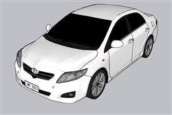 汽车轿车草图模型(ID52213)