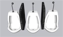 厕所的小便池su模型网站草图模型(ID53261)