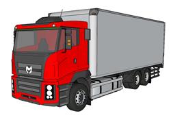 卡车货车su下载草图模型(ID64740)