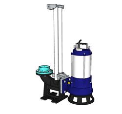 潜水泵泵SU模型