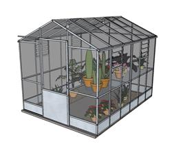 农用大棚温室SU模型