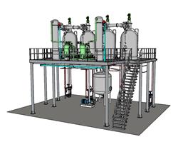 工厂水泵sketchup模型下载(ID88719)