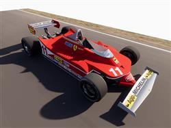 法拉利赛车sketchup模型(ID89085)-www.caotu66.com