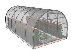 蔬菜温室大棚SU模型