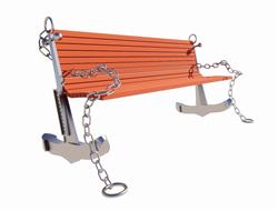 船锚造型公园椅长椅su模型(ID90554)