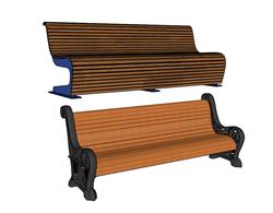 公园椅长凳su模型(ID90559)