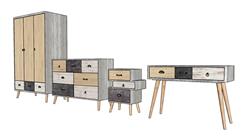 su木柜木桌家具模型(ID91160)