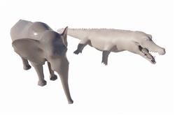 大象鳄鱼SU模型