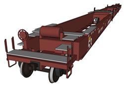铁路运输集装箱SU模型