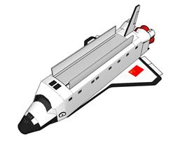 宇航航天飞机SU模型