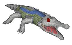 鳄鱼SU模型