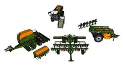 农机机械SU模型