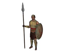 罗马士兵人物su模型库免费下载网站(ID94658)